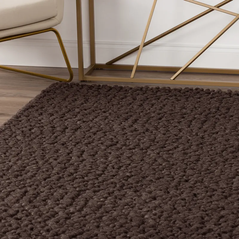 Gorbea Chocolate 9\' x 13\' Rug