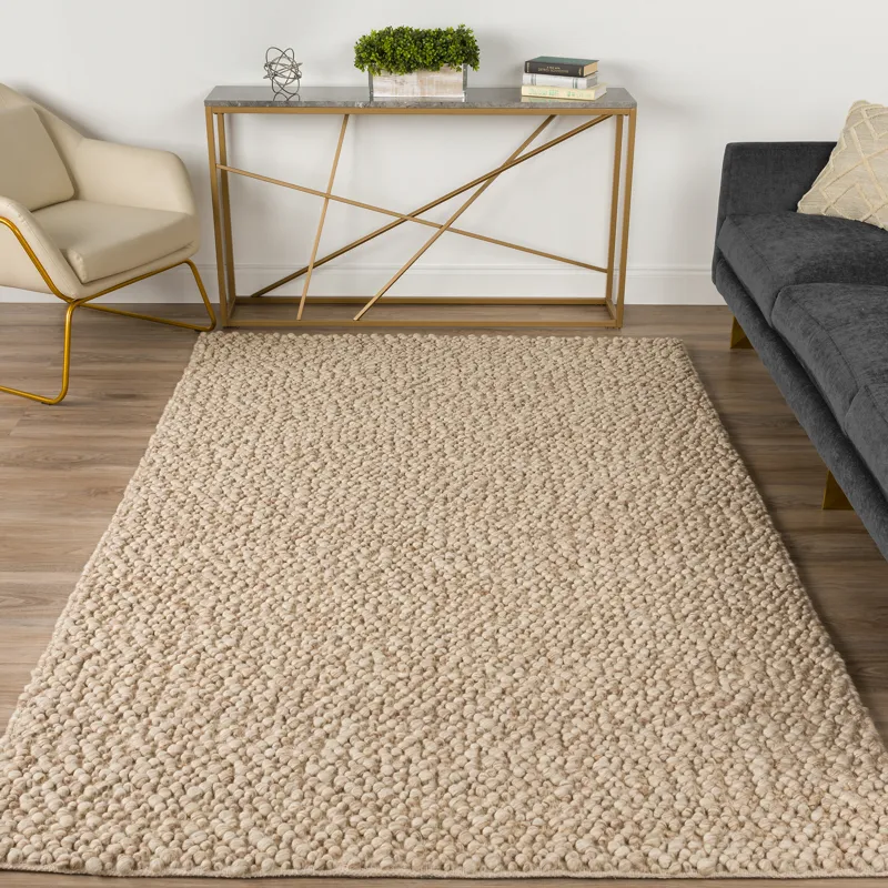 Gorbea Latte 3\'6\" x 5\'6\" Rug