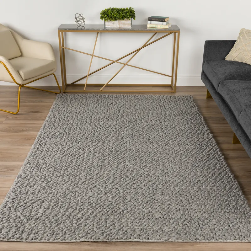 Gorbea Pewter 9\' x 13\' Rug