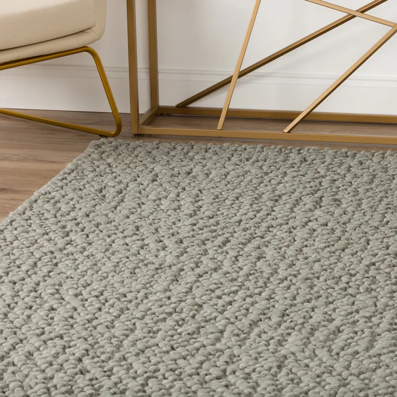 Gorbea Silver 3\'6\" x 5\'6\" Rug