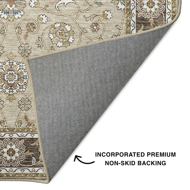 Luxury Washable Hatay Beige 10\' x 14\' Rug