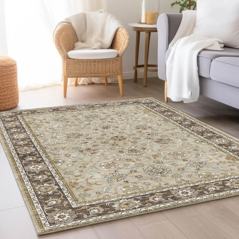 Luxury Washable Hatay Beige 10\' x 14\' Rug