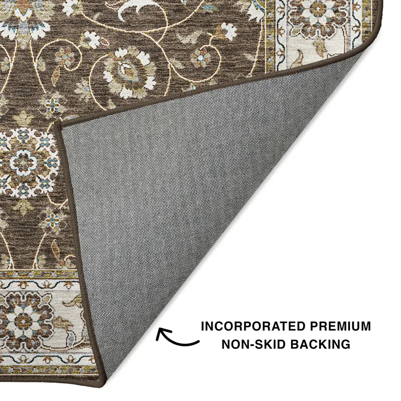 Luxury Washable Hatay Chocolate 10\' x 14\' Rug