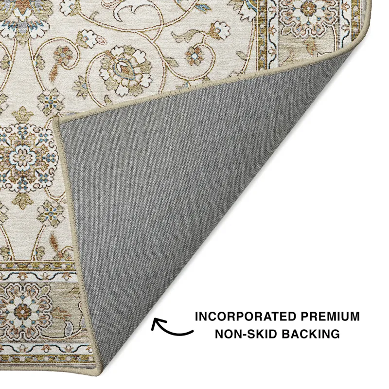 Luxury Washable Hatay Ivory 9\' x 12\' Rug