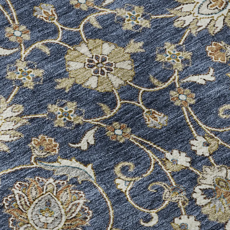 Luxury Washable Hatay Navy 10\' x 14\' Rug