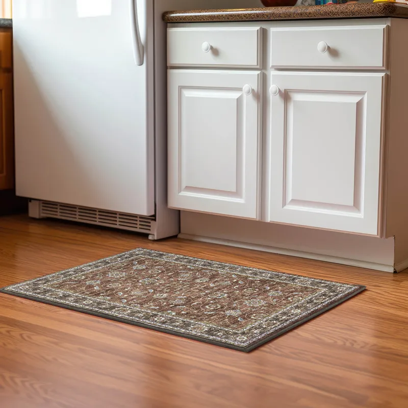 Luxury Washable Hatay Paprika 1\'8\" x 2\'6\" Rug