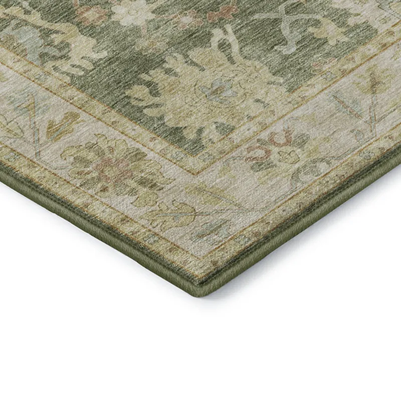 Luxury Washable Hatay Aloe 9\' x 12\' Rug