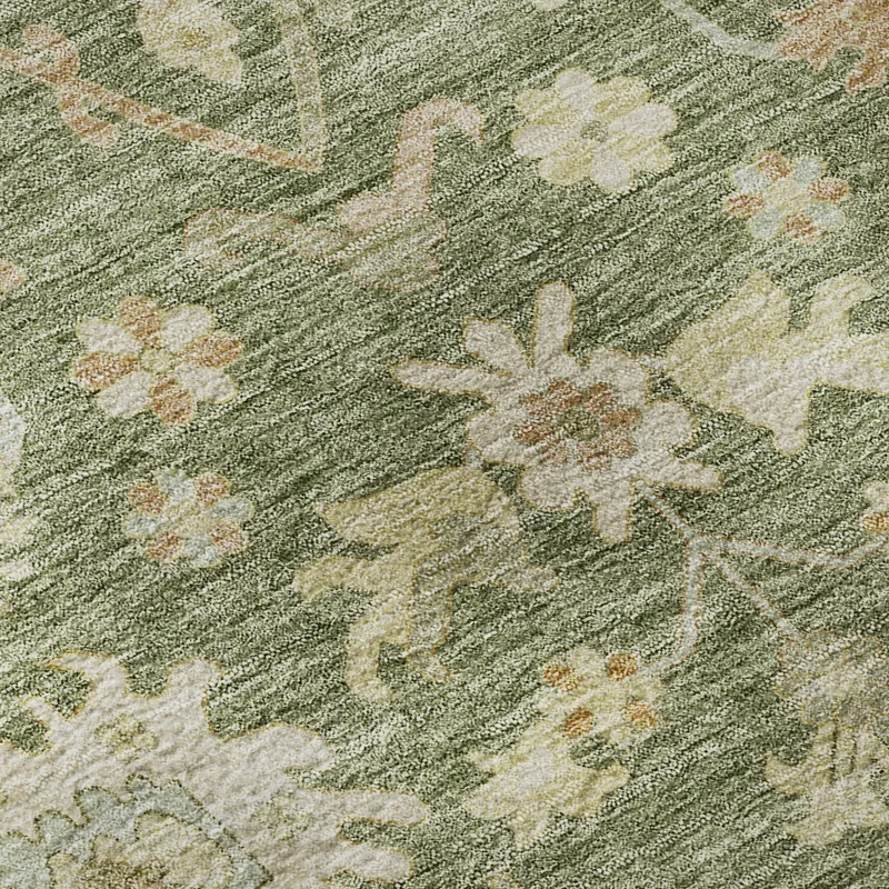 Luxury Washable Hatay Aloe 9\' x 12\' Rug
