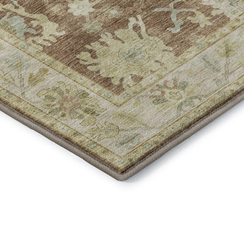 Luxury Washable Hatay Paprika 1\'8\" x 2\'6\" Rug
