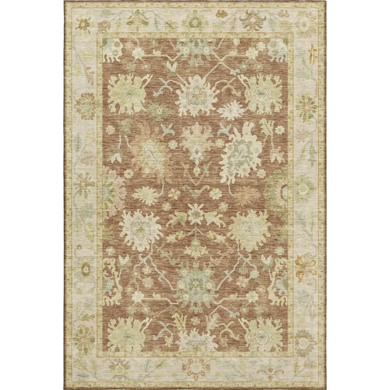 Luxury Washable Hatay Paprika 8\' x 10\' Rug
