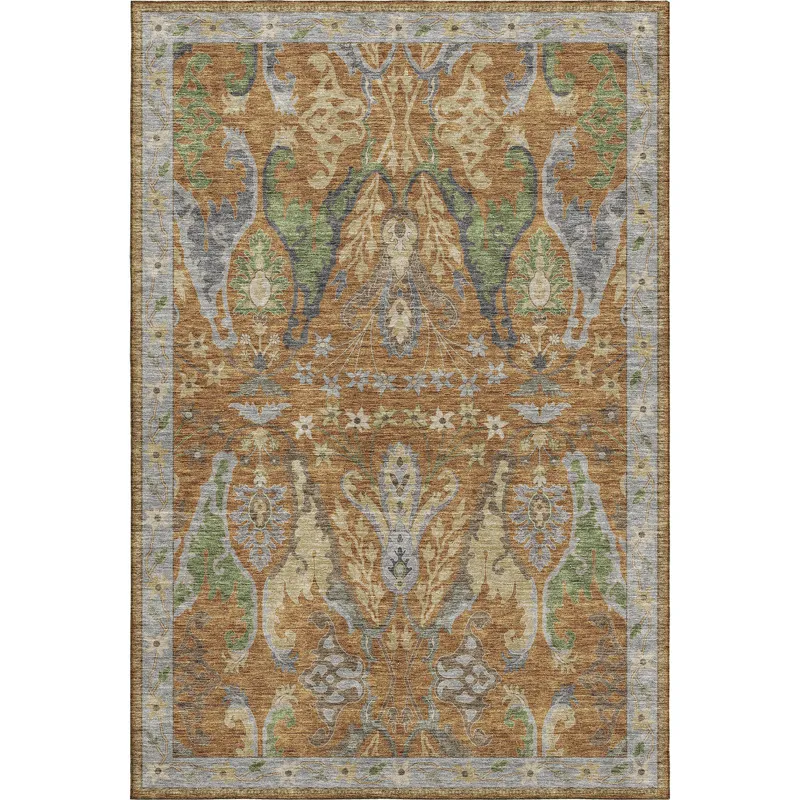 Luxury Washable Hatay Copper 8\' x 10\' Rug