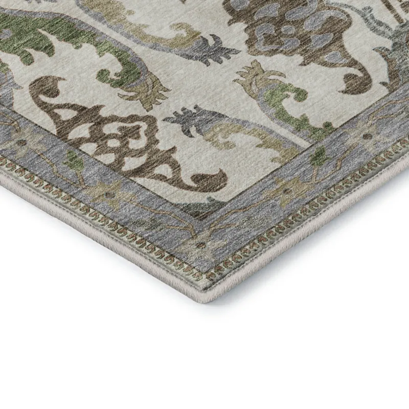 Luxury Washable Hatay Ivory 5\' x 7\'6\" Rug