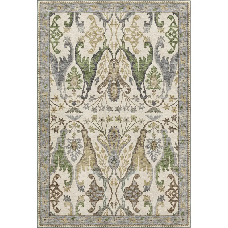 Luxury Washable Hatay Ivory 5\' x 7\'6\" Rug
