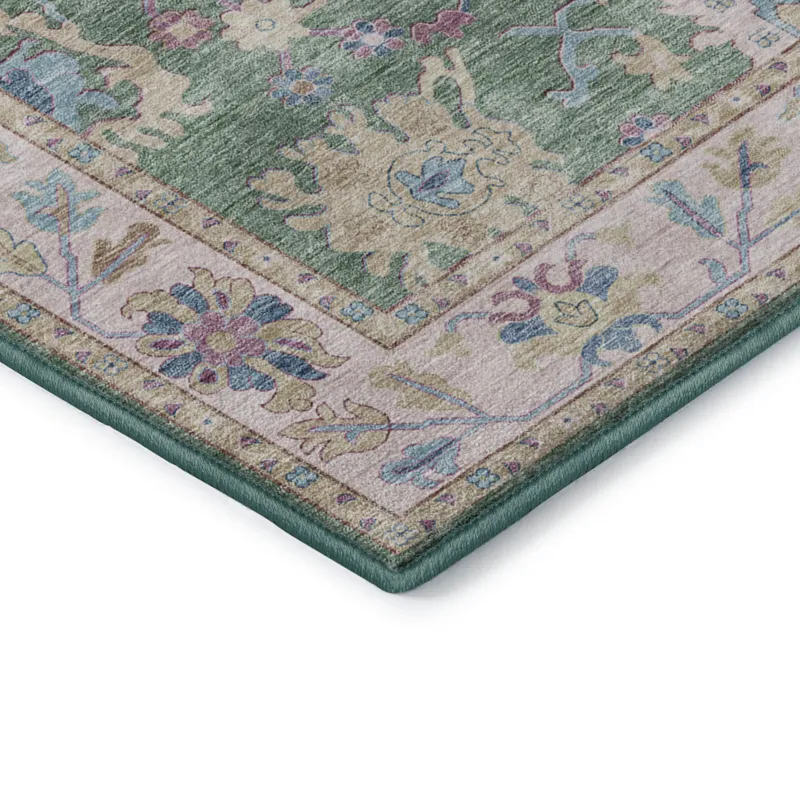 Luxury Washable Hatay Lime 5\' x 7\'6\" Rug