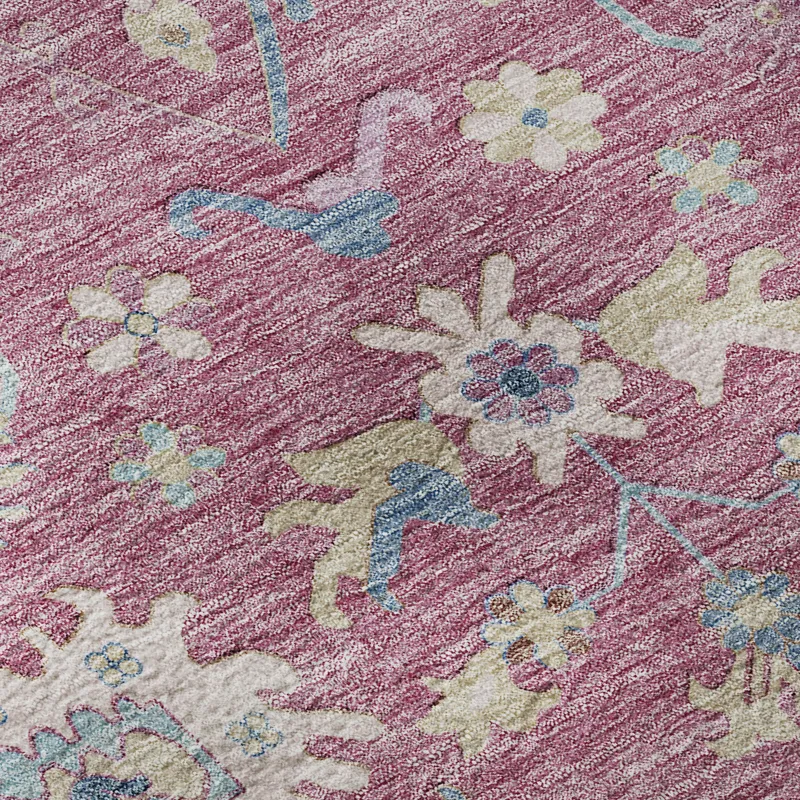 Luxury Washable Hatay Pink 3\' x 5\' Rug