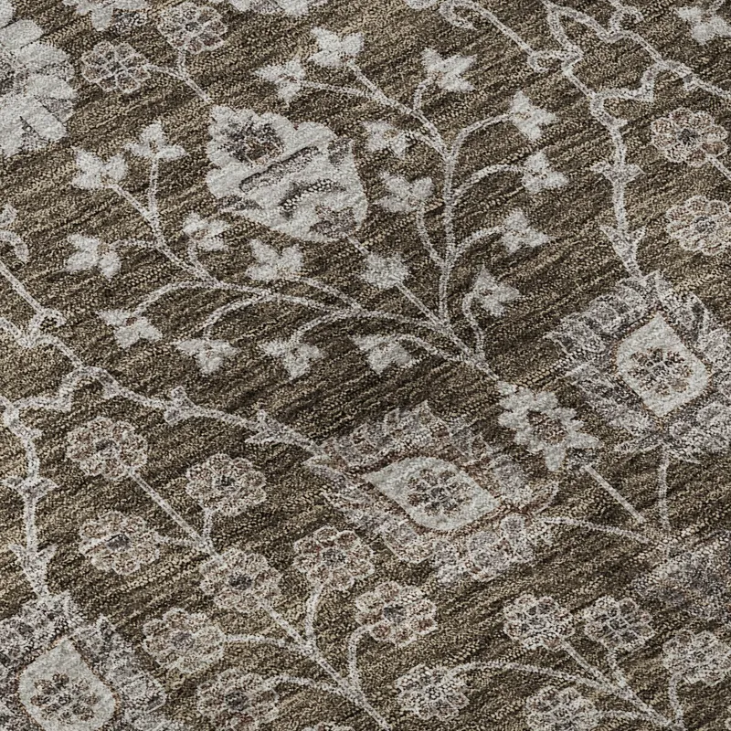 Luxury Washable Hatay Chocolate 2\'6\" x 3\'10\" Rug