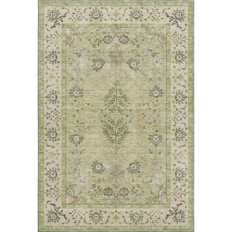 Luxury Washable Hatay Aloe 8\' x 10\' Rug