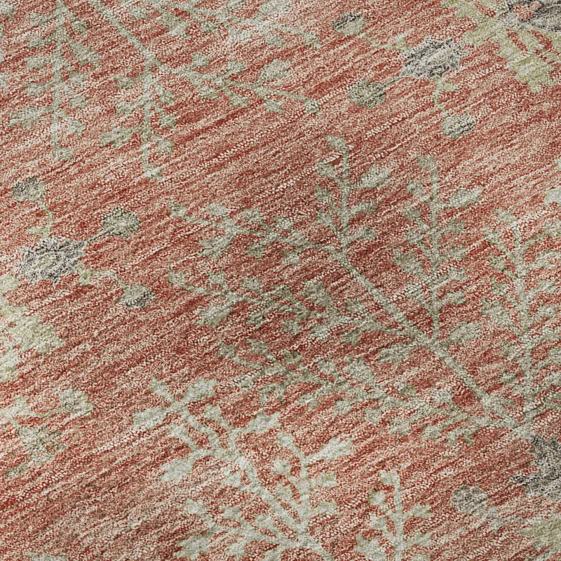 Luxury Washable Hatay Coral 5\' x 7\'6\" Rug