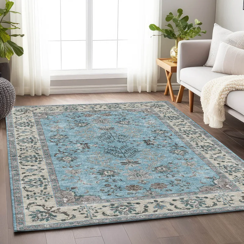 Luxury Washable Hatay Sky 10\' x 14\' Rug