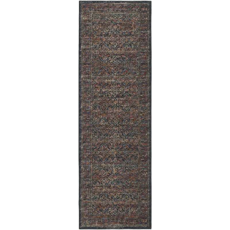 Jericho Midnight 2\'6\" x 12\' Runner Rug