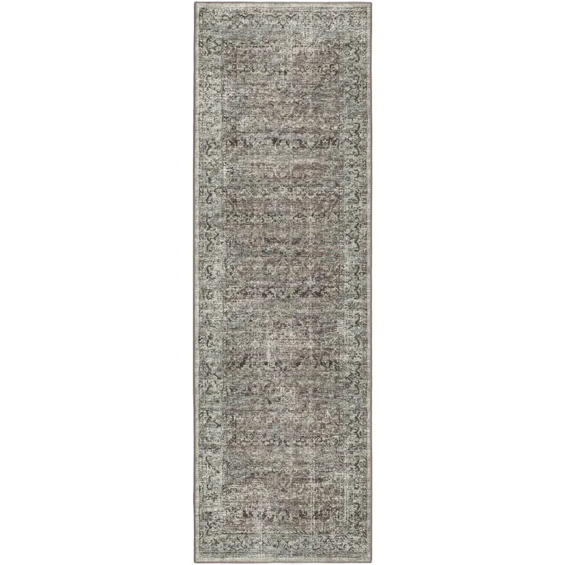 Jericho Mushroom 2\'6\" x 8\' Runner Rug