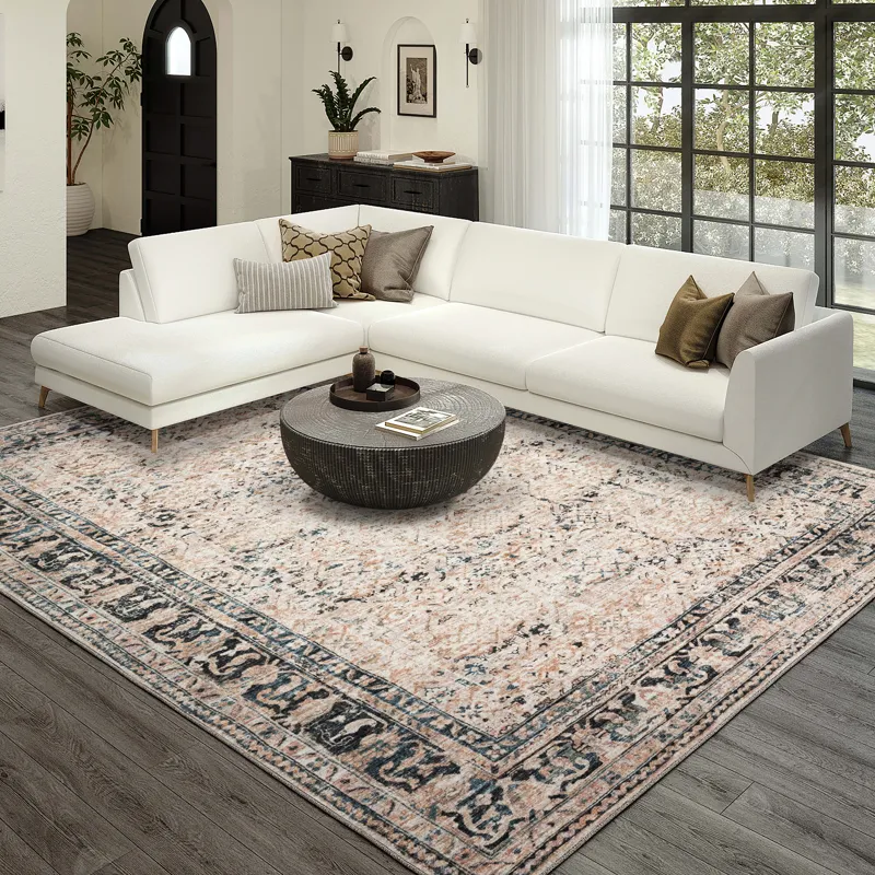 Jericho Taupe 9\' x 12\' Rug