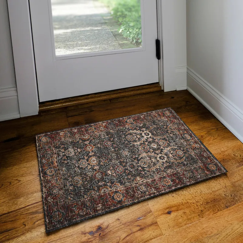 Jericho Charcoal 2\' x 3\' Rug