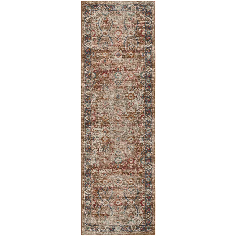 Jericho Taupe 2\'6\" x 10\' Runner Rug
