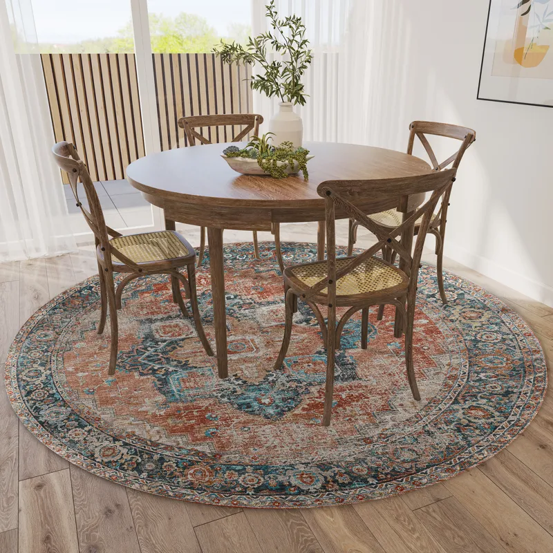 Jericho Spice 6\' x 6\' Round Rug