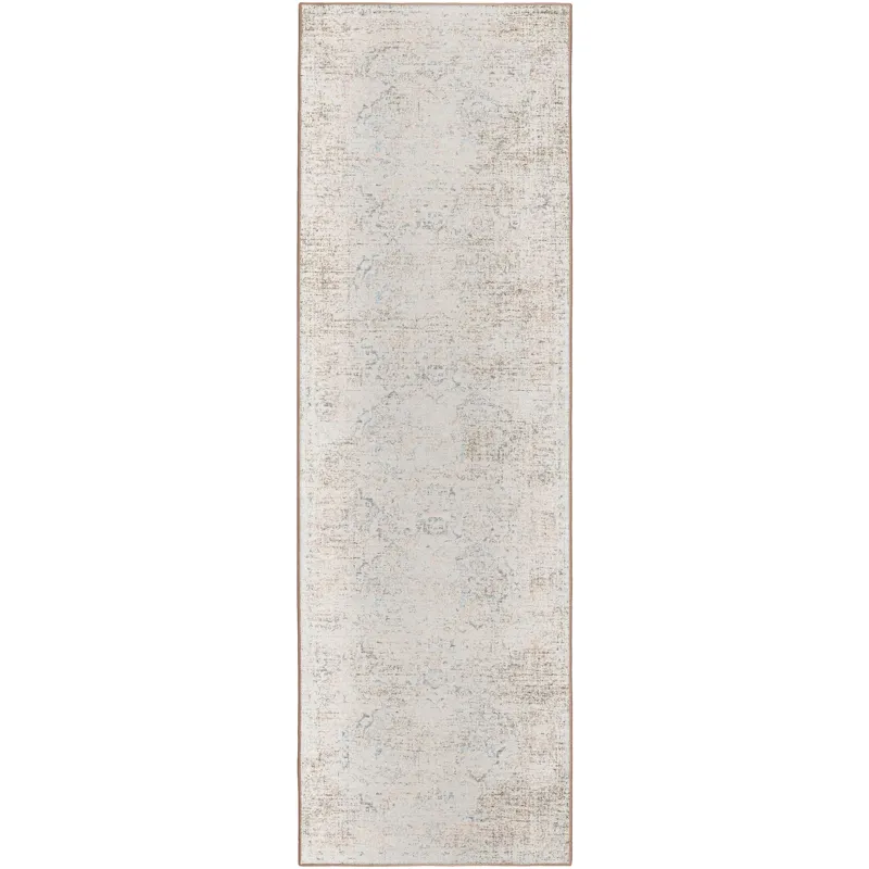 Jericho Pearl 2\'6\" x 12\' Runner Rug