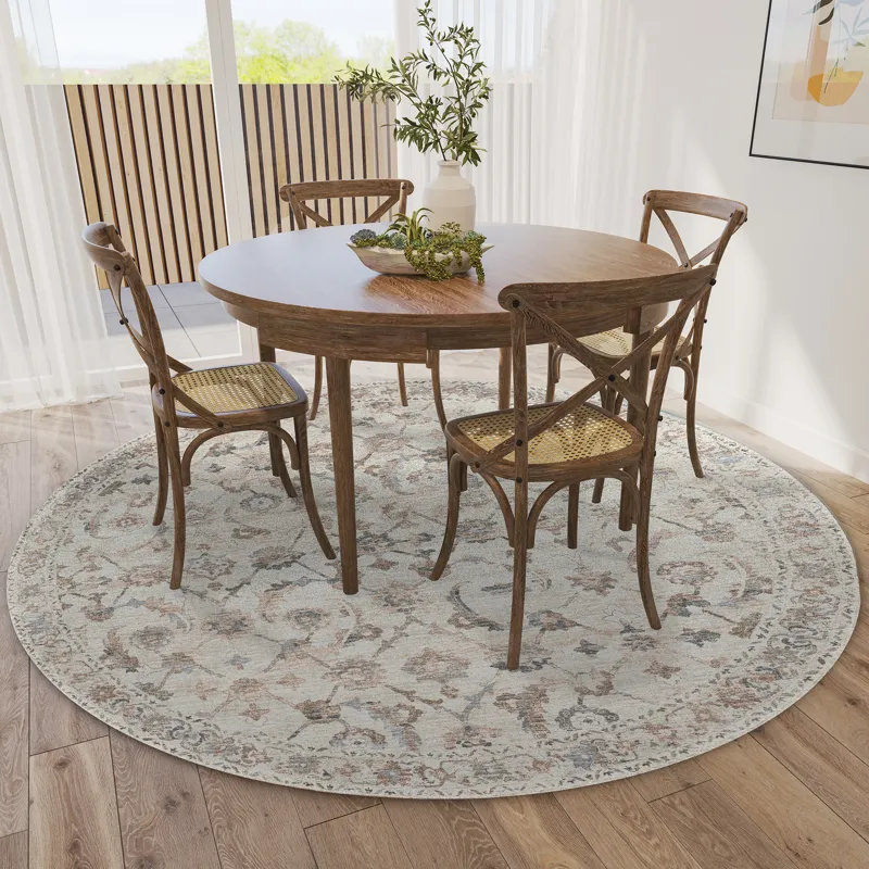 Jericho Linen 10\' x 10\' Round Rug