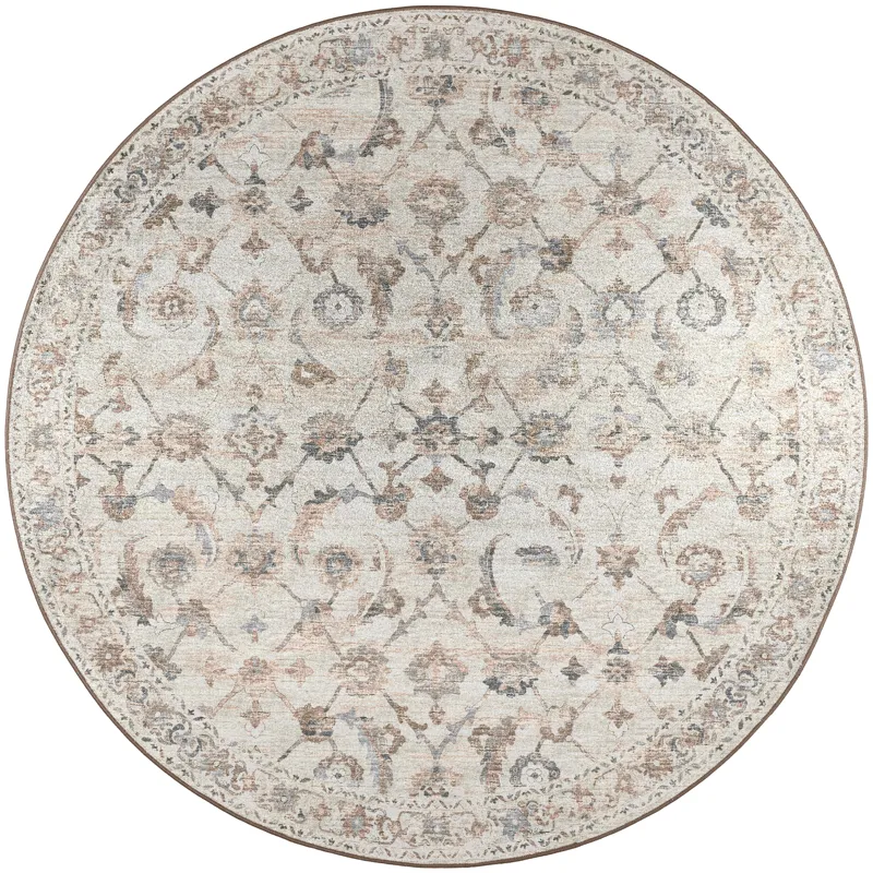 Jericho Linen 10\' x 10\' Round Rug