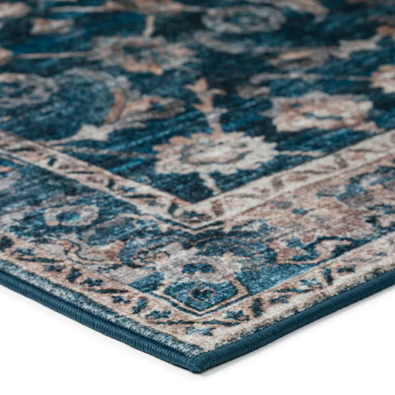 Jericho Navy 10\' x 10\' Round Rug