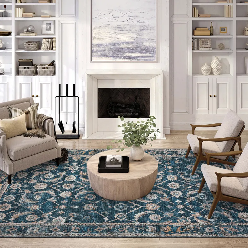 Jericho Navy 8\' x 10\' Rug