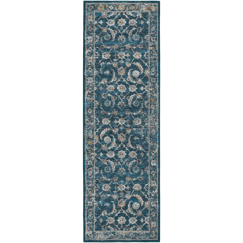 Jericho Navy 2\'6\" x 8\' Runner Rug