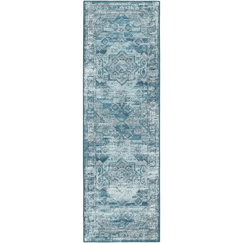 Jericho Denim 2\'6\" x 10\' Runner Rug