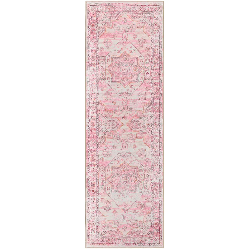 Jericho Rose 2\'6\" x 12\' Runner Rug
