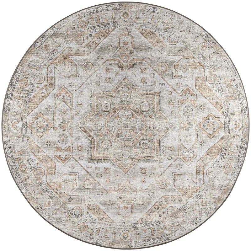 Jericho Tin 6\' x 6\' Round Rug