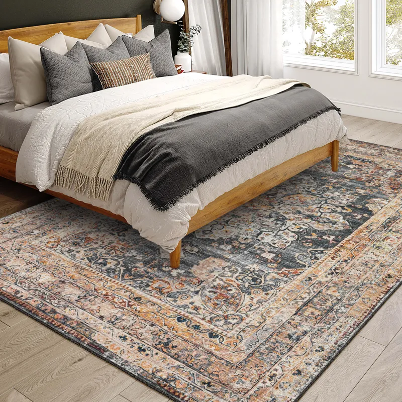 Jericho Charcoal 5\' x 7\'6\" Rug
