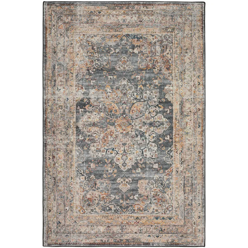 Jericho Charcoal 5\' x 7\'6\" Rug