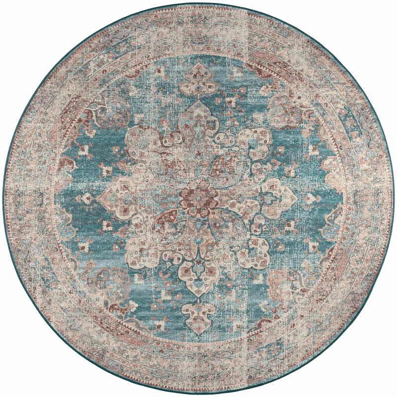 Jericho Riviera 4\' x 4\' Round Rug