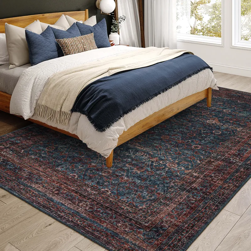 Jericho Navy 9\' x 12\' Rug