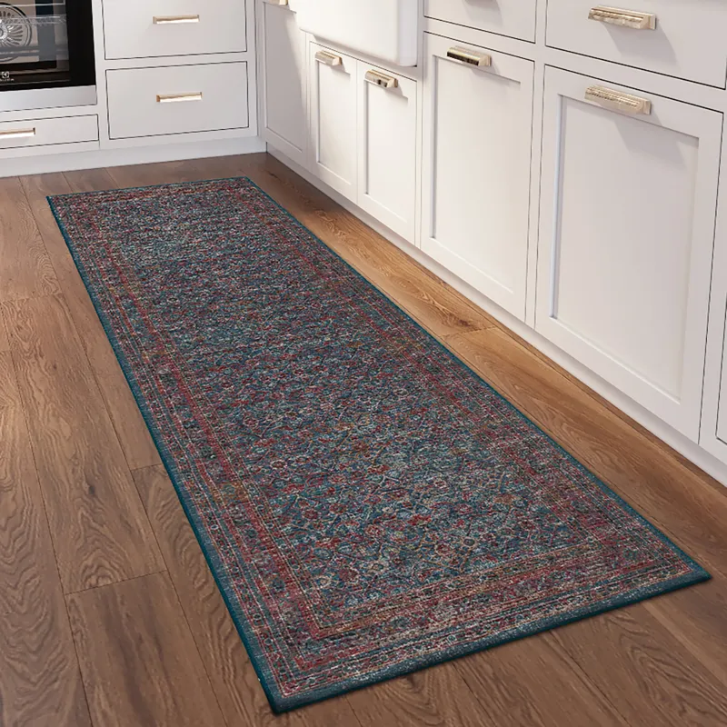 Jericho Navy 2\'6\" x 10\' Runner Rug