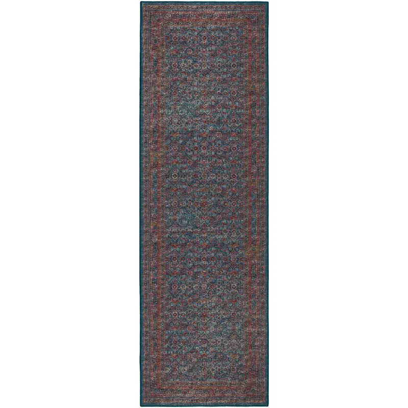 Jericho Navy 2\'6\" x 10\' Runner Rug