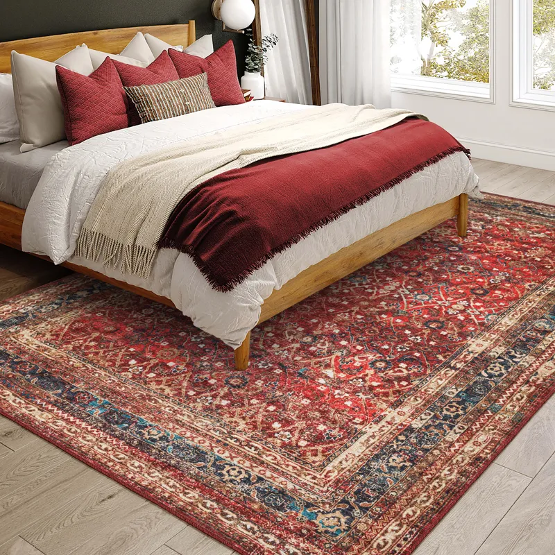 Jericho Scarlett 5\' x 7\'6\" Rug