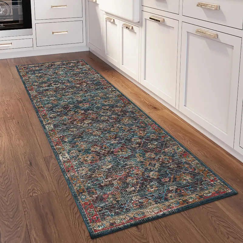 Jericho Navy 2\'6\" x 12\' Runner Rug