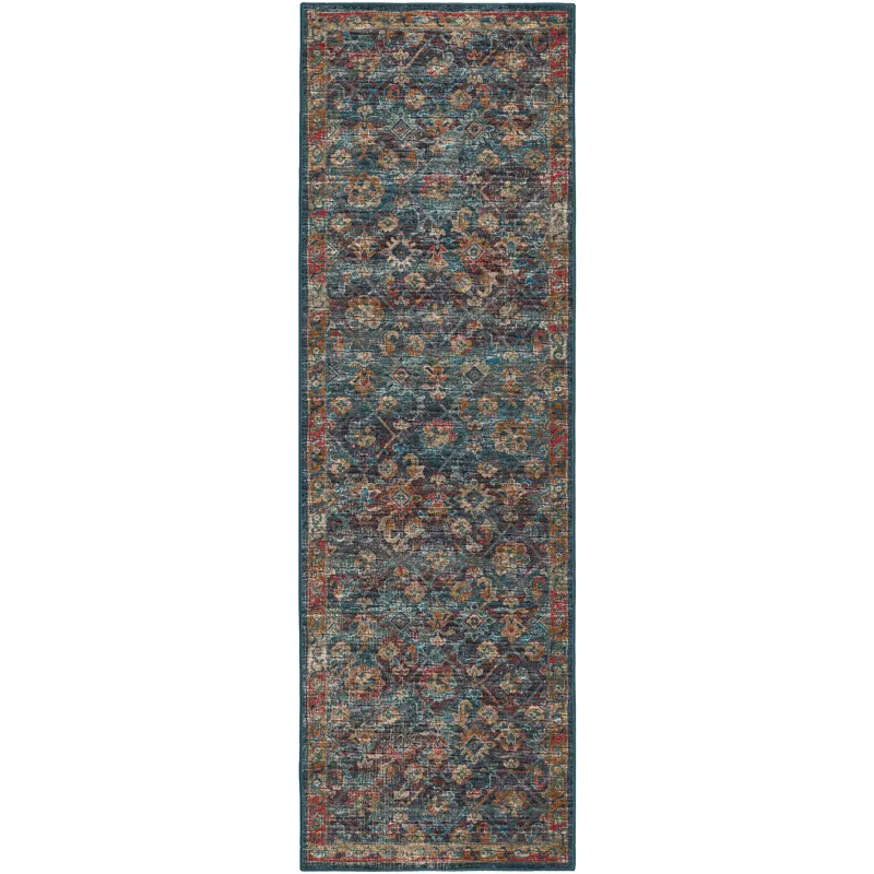 Jericho Navy 2\'6\" x 12\' Runner Rug