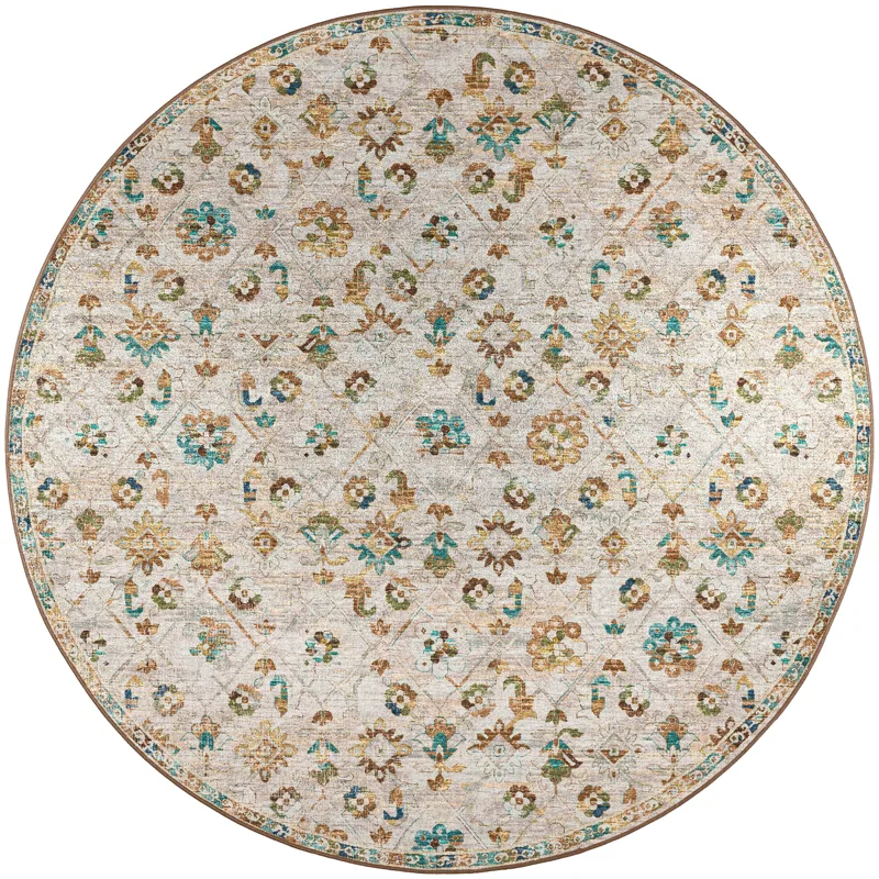 Jericho Parchment 10\' x 10\' Round Rug