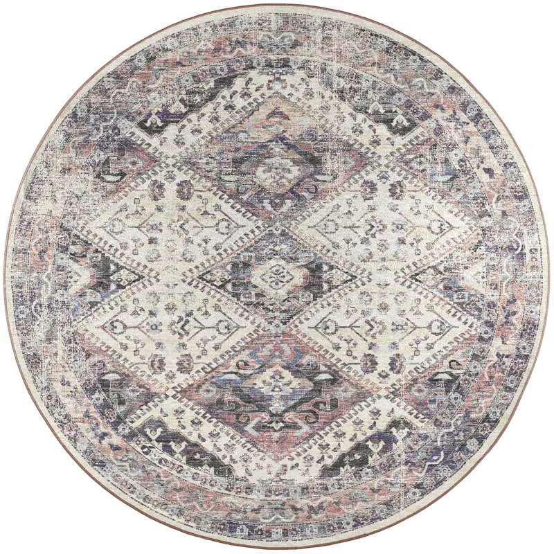 Jericho Pearl 10\' x 10\' Round Rug