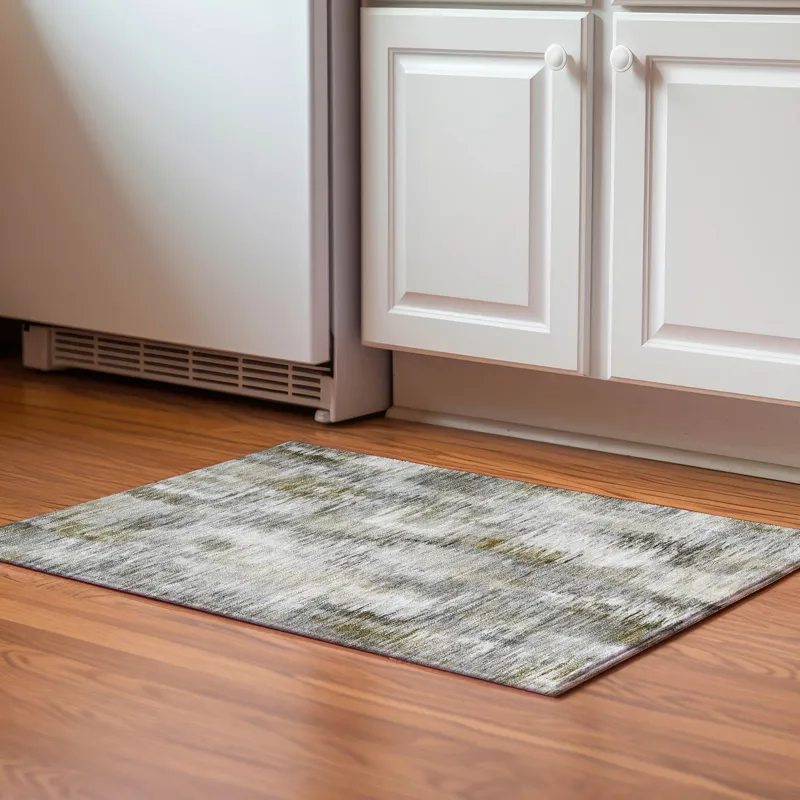 Luxury Washable Indoor/Outdoor Kochi Mocha 1\'8\" x 2\'6\" Rug